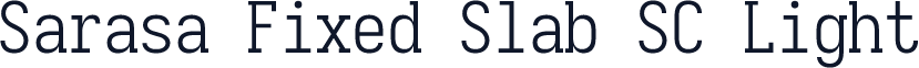 Sarasa Fixed Slab SC Light