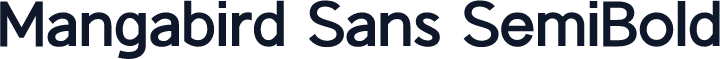 Mangabird Sans SemiBold