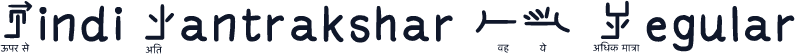 Hindi Mantrakshar 01 Regular