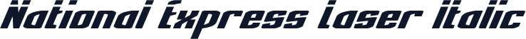 National Express Laser Italic
