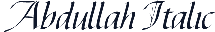 Abdullah Italic