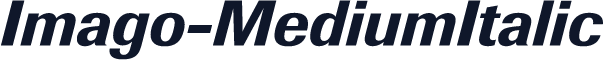 Imago-MediumItalic
