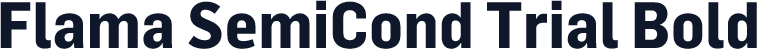 Flama SemiCond Trial Bold