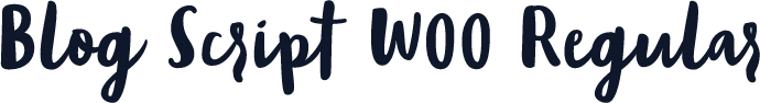 Blog Script W00 Regular