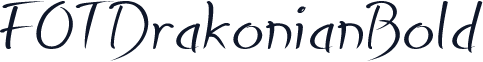 FOTDrakonianBold