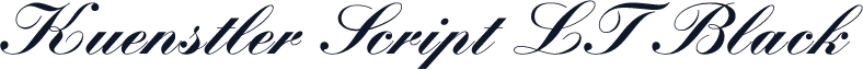 Kuenstler Script LT Black