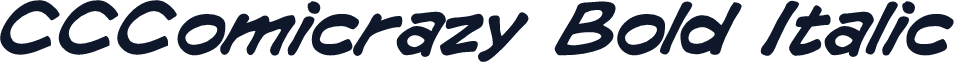 CCComicrazy Bold Italic