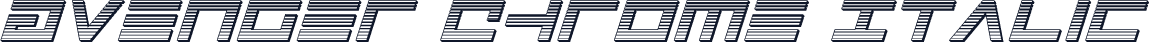 Avenger Chrome Italic