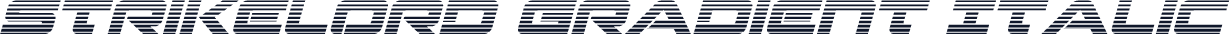 Strikelord Gradient Italic