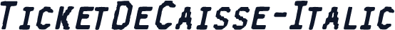 TicketDeCaisse-Italic