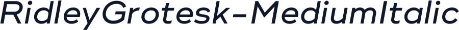 RidleyGrotesk-MediumItalic