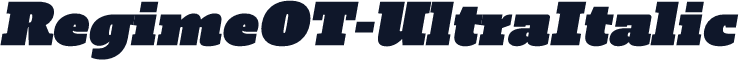 RegimeOT-UltraItalic