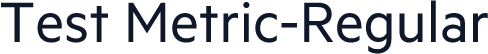 Test Metric-Regular