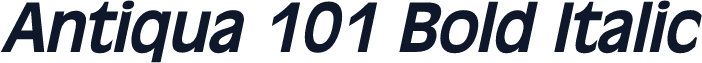 Antiqua 101 Bold Italic