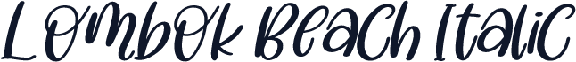 Lombok Beach Italic