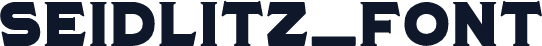 Seidlitz_Font