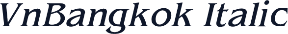 VnBangkok Italic