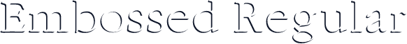 Embossed Regular