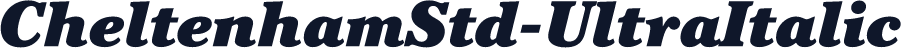 CheltenhamStd-UltraItalic