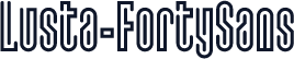 Lusta-FortySans