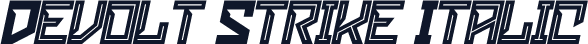 Devolt Strike Italic