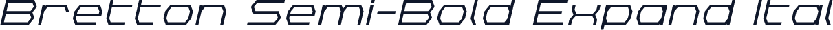 Bretton Semi-Bold Expand Ital