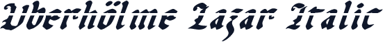 Uberhölme Lazar Italic