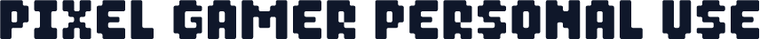 Pixel Gamer Personal use