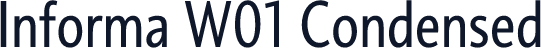 Informa W01 Condensed