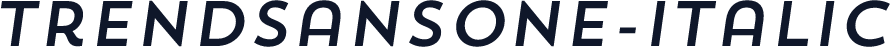 TrendSansOne-Italic