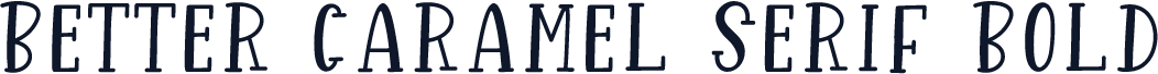 Better Caramel Serif Bold