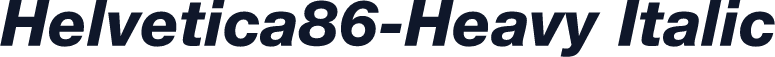 Helvetica86-Heavy Italic
