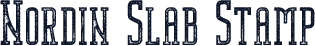 Nordin Slab Stamp