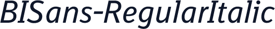 BISans-RegularItalic