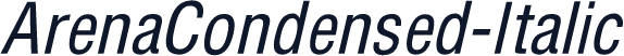 ArenaCondensed-Italic