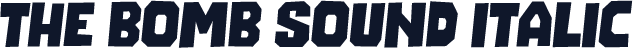 The Bomb Sound Italic