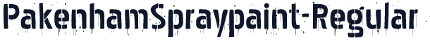 PakenhamSpraypaint-Regular