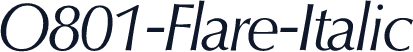 O801-Flare-Italic