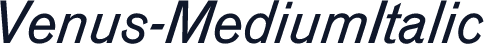 Venus-MediumItalic