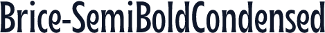 Brice-SemiBoldCondensed
