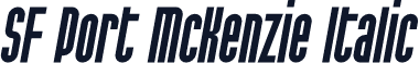 SF Port McKenzie Italic