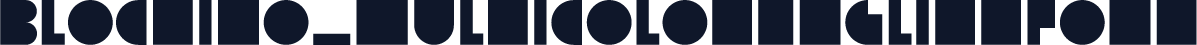 Blockino_MulticolorEnglishfont