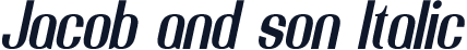 Jacob and son Italic