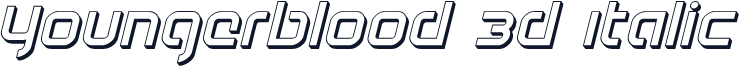 Youngerblood 3D Italic