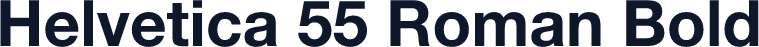 Helvetica 55 Roman Bold