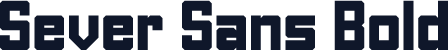 Sever Sans Bold