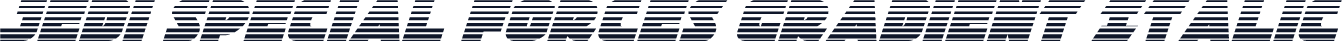 Jedi Special Forces Gradient Italic