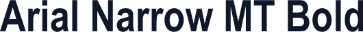 Arial Narrow MT Bold