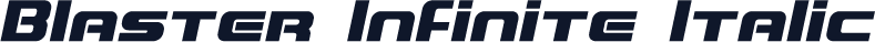 Blaster Infinite Italic