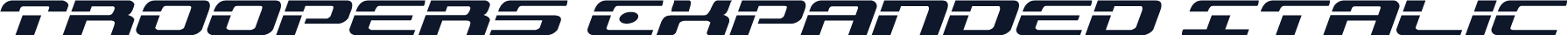 Troopers Expanded Italic